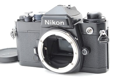 Light meter OK! [Near MINT] Nikon FE Black 35mm SLR Film Camera