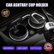 Smoke Cigarette Butts End Home Office Car Cup Holder Ashtray Gum Trash Vent Tray