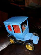 Tin Car Collectible Japan Sign Of Quality Blue Vintage CAR