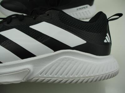 Mens 9.5 M Adidas 2023 Court Team Bounce 2.0 HR0609 Black White