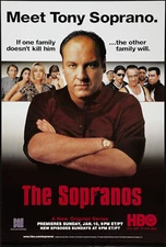 The Sopranos Poster 24x36 24"x36" Meet Tony Soprano