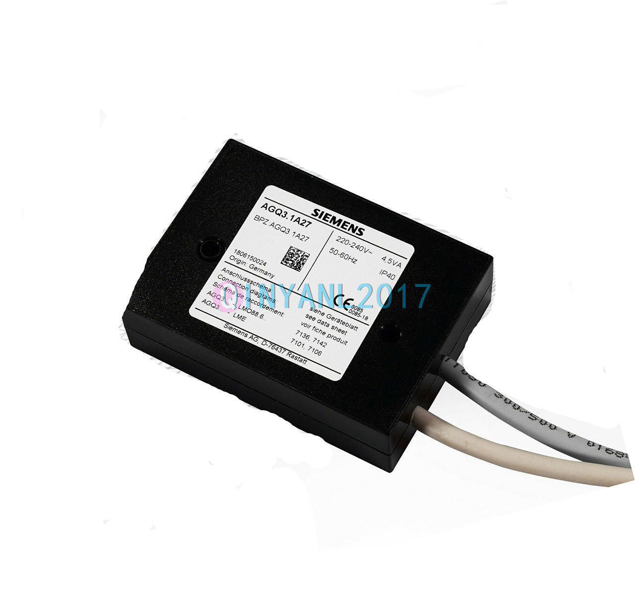 1PC NEW Siemens AGQ3.1A27 control box For oil burner controller-image