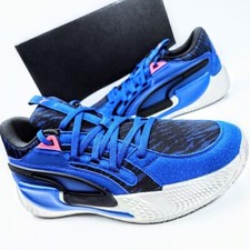 Puma US 13 Men's Black Grey Royal Blue Pink Basketball  Court Rider Clydes NIB