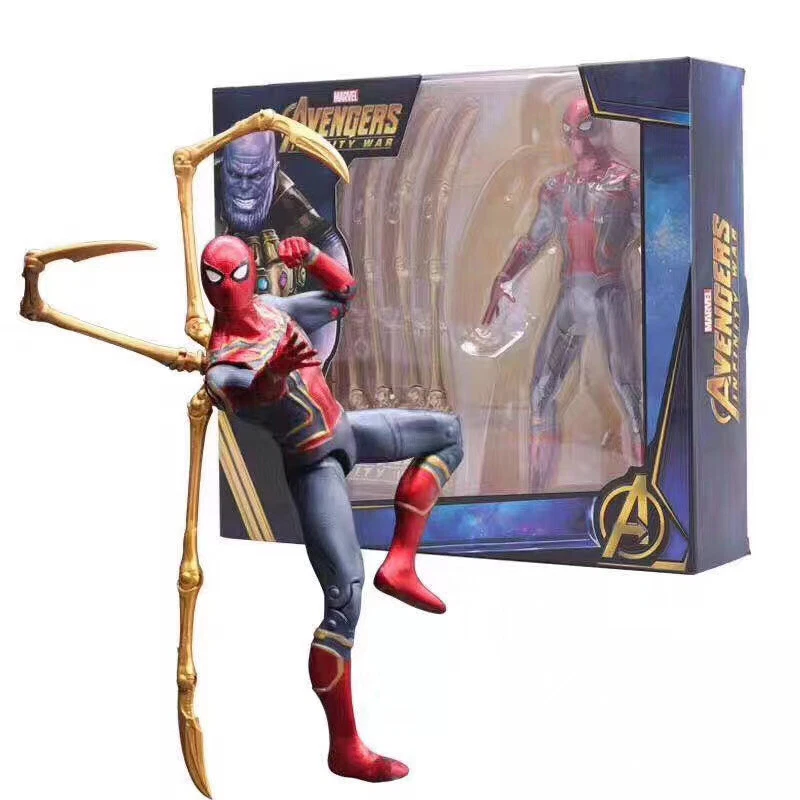 Marvel Avengers Infinity War Iron Spider-Man Action Figures Model Kid Toy Gift