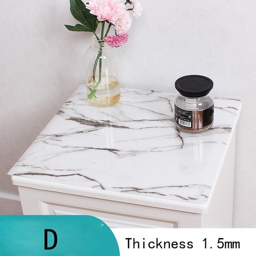 Tablecloth 1.5mm Thick Floral PVC Table Cabinet Protector Waterproof Mat Kitchen - Picture 8 of 17