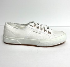 Superga Womens 2750 Big Eyelets White Size US7 M EU37.5