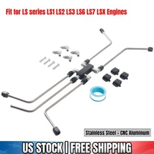 LS Coolant Crossover Steam Vent Kit Stainless for LS1 LS2 LS3 LS6 LS7 LS9 LSX