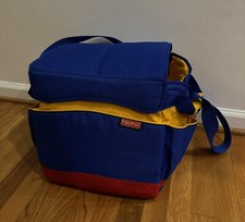 Retro 90 s Vintage Fisher Price Baby Diaper Bag Insulated ColorBlock Cooler Tote