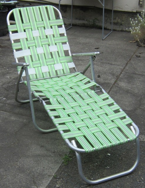 aluminum folding chaise