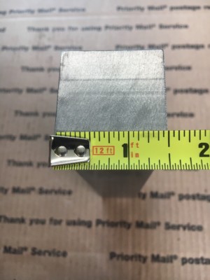 1 1/2 Square Steel Bar Stock Blacksmith Iron Machining 1.50 6'' Long 1018 CF