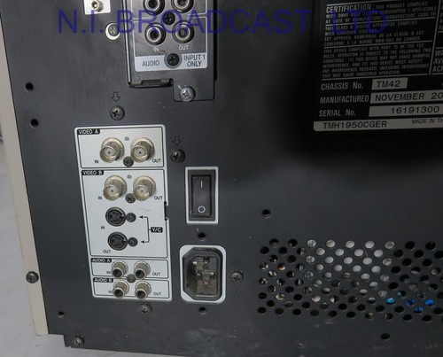 1x TM-H1950CG 19inch CRT HD + RGB monitor (retro gaming) tm-h1950cg - Picture 11 of 17