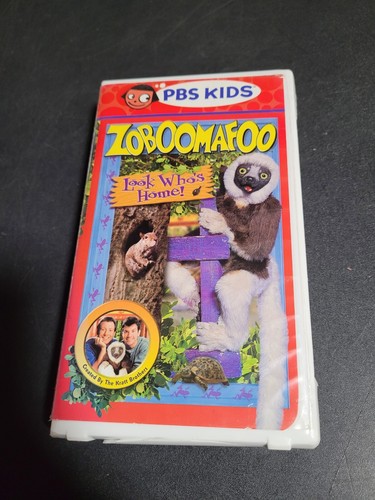 Zoboomafoo Look Whos Home (VHS, 2001, Clamshell) Tested PBS Kids