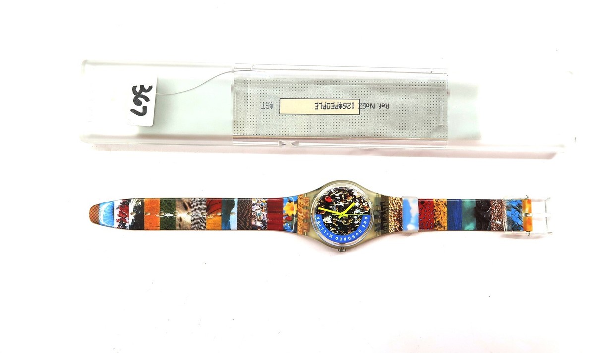 時計 S ほーりー スウォッチ 1993年 Swatch Watch PEOPLE GZ126 New Old