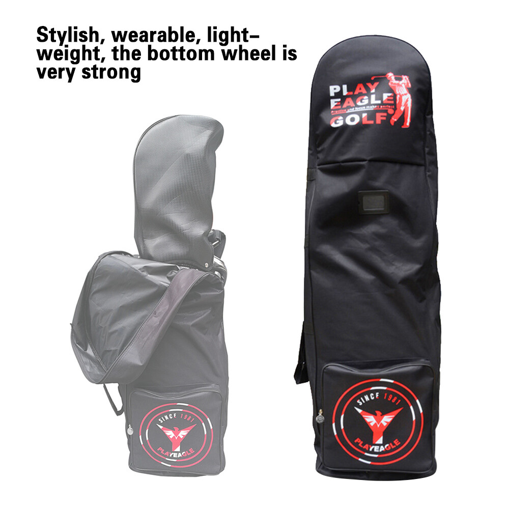 Folding Golf Aviation Bag with Wheels Lightweight Golf Club Bag Golf