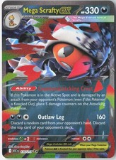 Mega Scrafty ex 135/217 Me: Ascended Heroes Holo