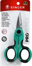 SINGER 00558 5-1/2-Inch ProSeries Heavy Duty Scissors with Power Notch , Teal