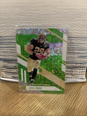 John Kuhn 2017 Panini Unparalleled #162 New Orleans Saints Escher Squares