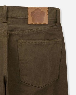 Momotaro Jeans MMJZ6301 Botanical Dye Moss Green #200 Tapered