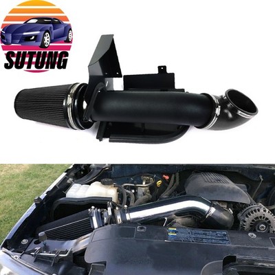 For 1999-2006 GMC/Chevy V8 4.8L/5.3L/6.0L 4'' Cold Air Intake System+Heat Shield