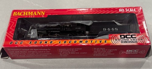 Vaporizador Bachmann Alco 2-6-0 Steam Loco ATSF #9448 Dcc/sonido HO 1:87 | Zustand: Used