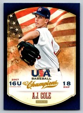 2013 Panini USA Baseball Champions #54 A.J. Cole