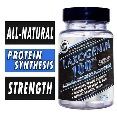 HI-TECH PHARMACEUTICALS LAXOGENIN 100  Increases Protein Synthesis Strength Size