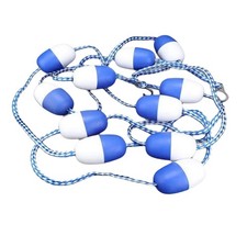 2X(4,8 m długa lina pływacka do oddzielania basenu - lina bezpieczeństwa basenu mi3550