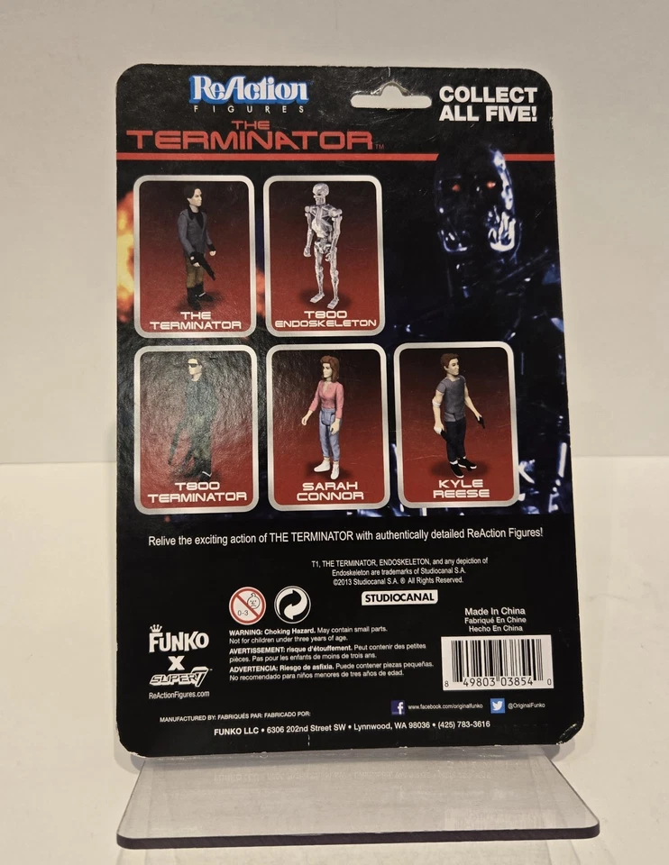 Super7 ReAction Lot Terminator 2 T1000 Final Battle Metal Form 3.75 Figures - Image 3 of 4