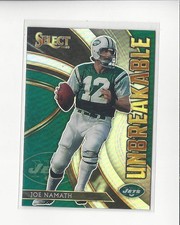 2020 Select Unbreakable Silver Prizm #2 Joe Namath Jets