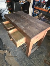 Pine Butchers Block/island, Needs Renovation
