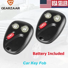 2 For 2003 2004 2005 2006 Chevrolet Silverado Remote Keyless Entry Key Fob USA D