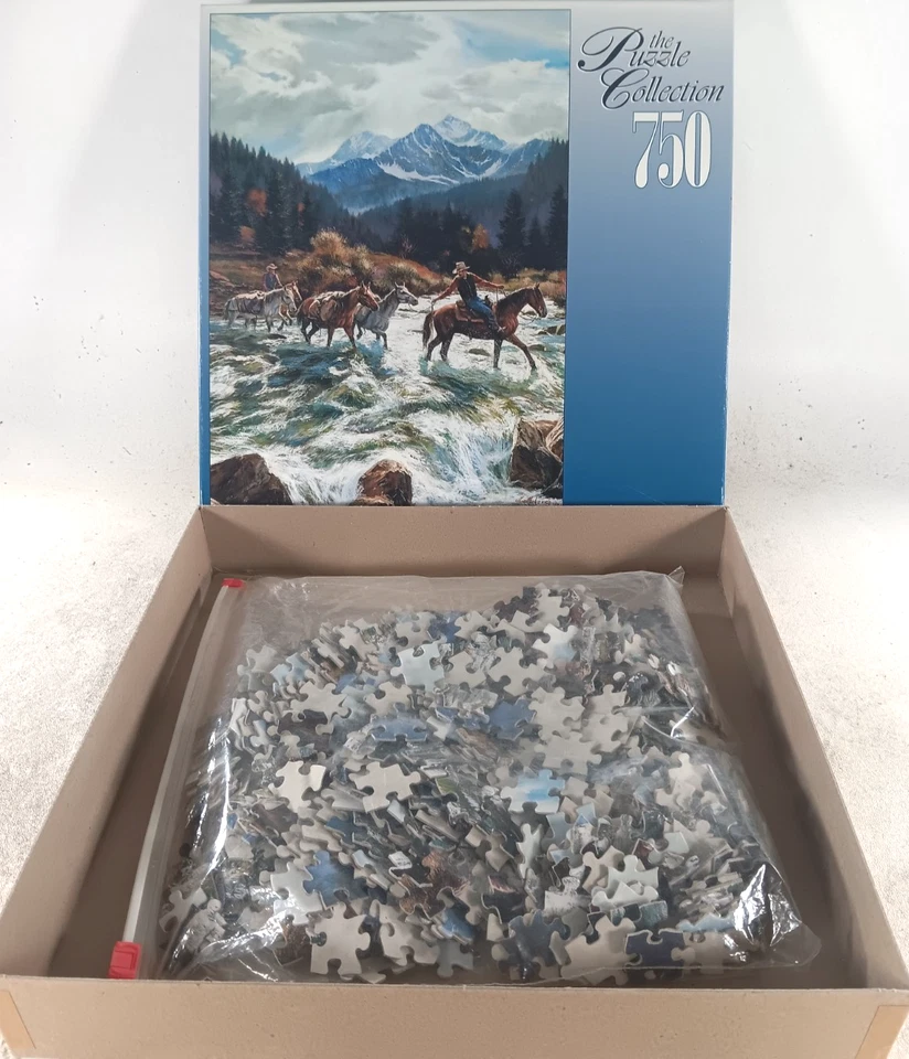 Rompecabezas High Mountain Crossing 750 piezas RoseArt The Puzzle Collection Foto 3 de 3