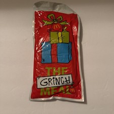 McDonald's Grinch Socks Christmas Adult Happy Meal 2025 Red New Unopened
