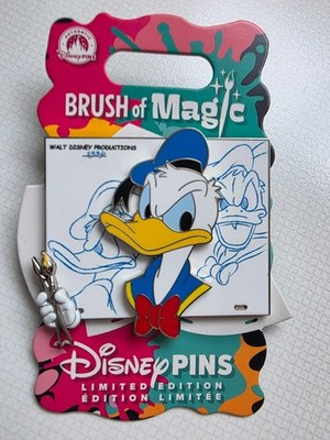 Disney Brush of Magic Pin Donald Duck (limitiert auf 3.750 Stk.), NEU
