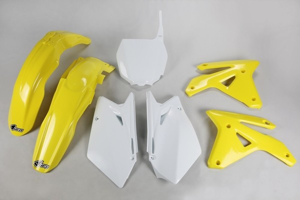 Plastikkit UFO In Originalfarbe Gelb/Weiß FüR Suzuki RM-Z450.-image
