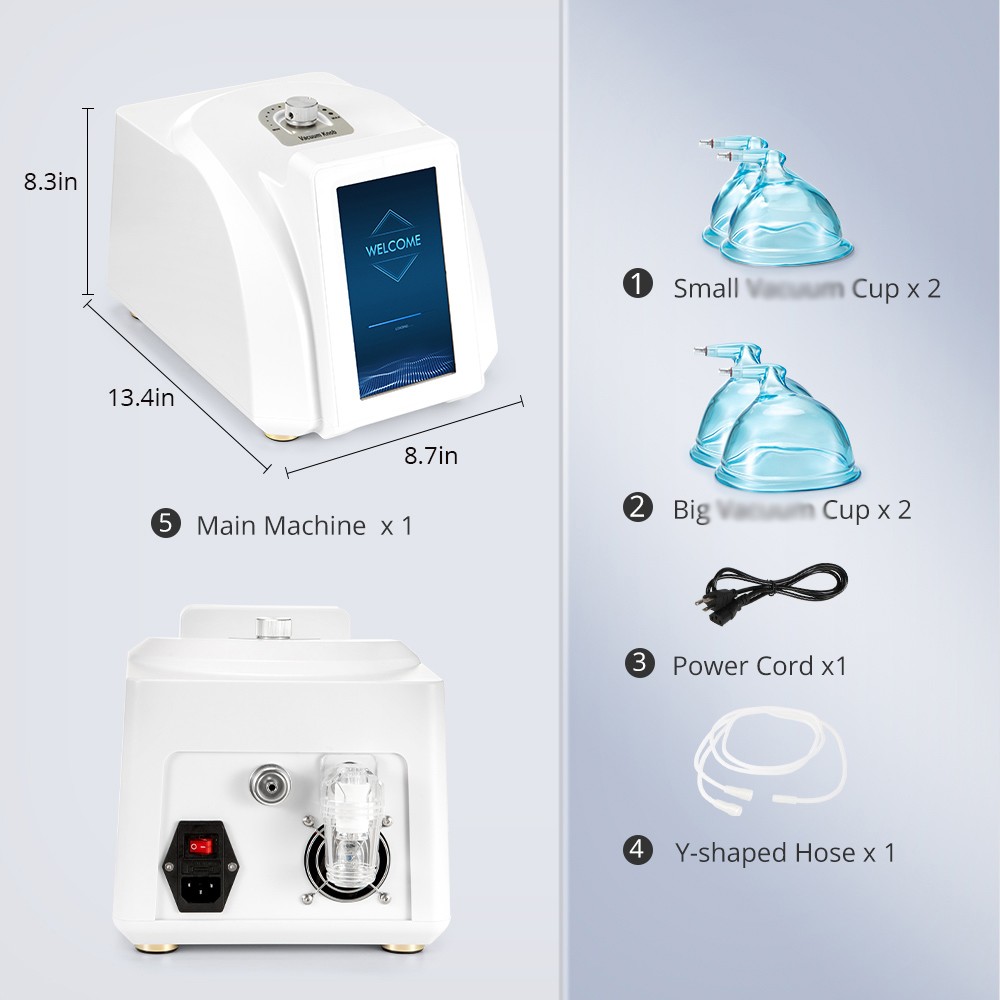 Butt Enhancer Vacuum Machine Strong Suction 4 Cups for Lifting Sculpting USA