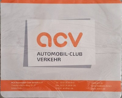 Mauspad Mousepad - Anti-Rutsch Matte - Werbung asv - AUTOMOBIL - CLUB VERKEHR