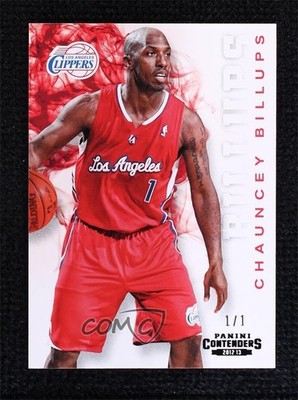 2012-13 Panini Contenders Black 1/1 Chauncey Billups #167 HOF 2d0