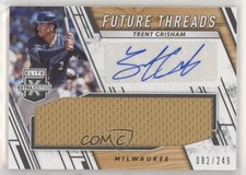 2019 Elite Extra Edition Future Threads Signatures Black Trent Grisham Auto 0w8