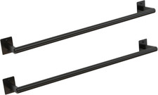 2 Packs 24 Inch Bathroom Towel Bar, Matte Black Towel Racks for Bathroom, Bathr