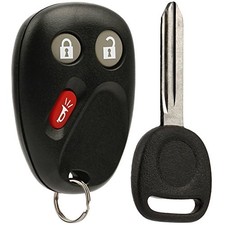 Key Fob Keyless Entry Remote with Ignition Key fits 2003-2006 Chevy 1-Pack