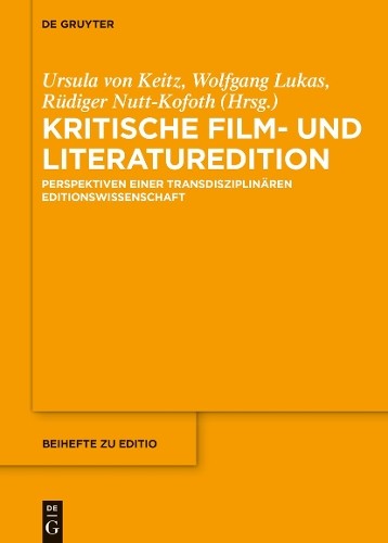 Ursula von Keitz Kritische Film- und Literaturedition (Hardback)