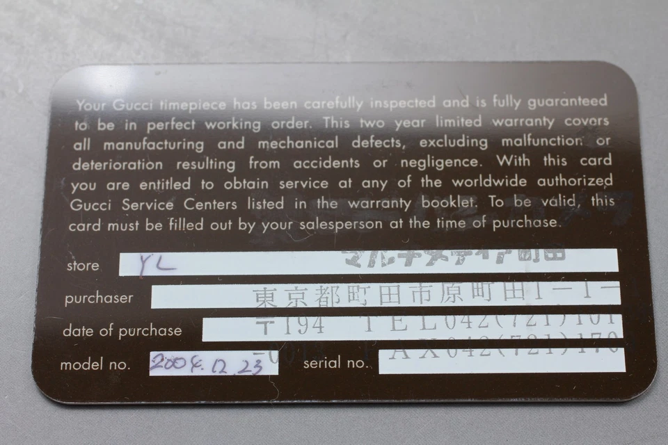 Reloj Damas Cuarzo Marrón Plateado Gucci 6800L Casi Como Nuevo/Juego Completo con Caja JAPÓN Foto 4 de 4