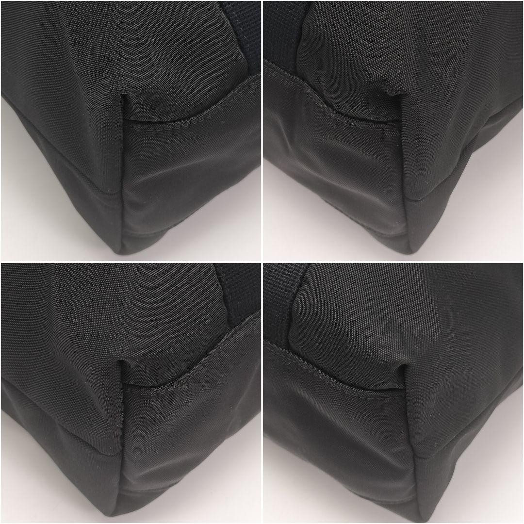 GUCCI Tote Bag Black Nylon Leather Web Authentic Excellent Condition thumbnail 8