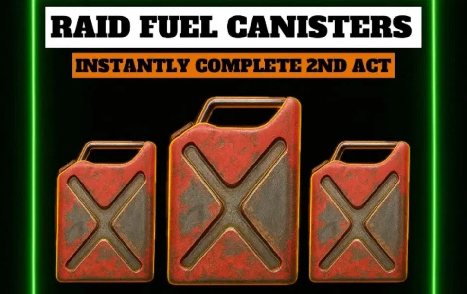Fallout 76 PS Items! 500 Raid Fuel Canisters!