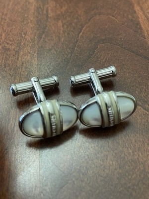 MONTBLANC カフスリンクス_navy mother of pearl Montblanc Mother of Pearl Cufflinks FREE SHIPPING | eBay