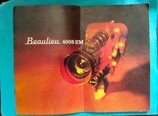 Plaquette pub caméra Super 8 Beaulieu 4008 ZM (1970)