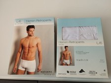 watsons Herren Retropants weiß  2 Stück Modal NEU NEU