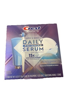 Crest 3D White Daily Whitening Serum + LED Accelerator Light Exp 1-2026