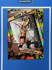 2026 Topps Chrome WWE Stone Cold Steve Austin 33/50 Gold Refractor Whoop Ass
